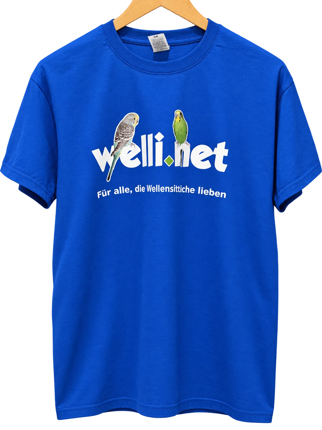 Welli.net T-Shirt mit weißer Schrift